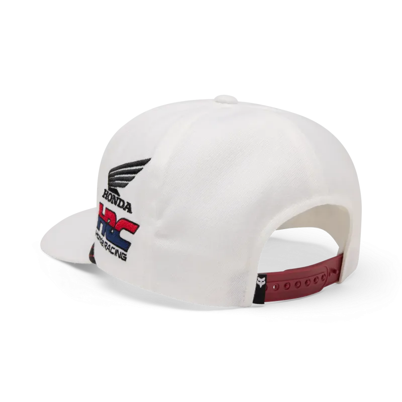 FOX Honda Snapback Hat White