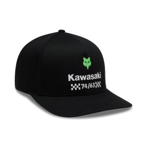 FOX Kawasaki Flexfit Cap Black