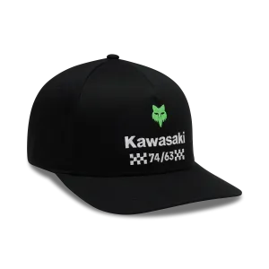 FOX Kawasaki Flexfit Hat Black