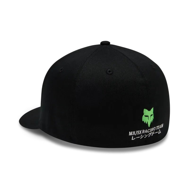 FOX Kawasaki Flexfit Hat Black