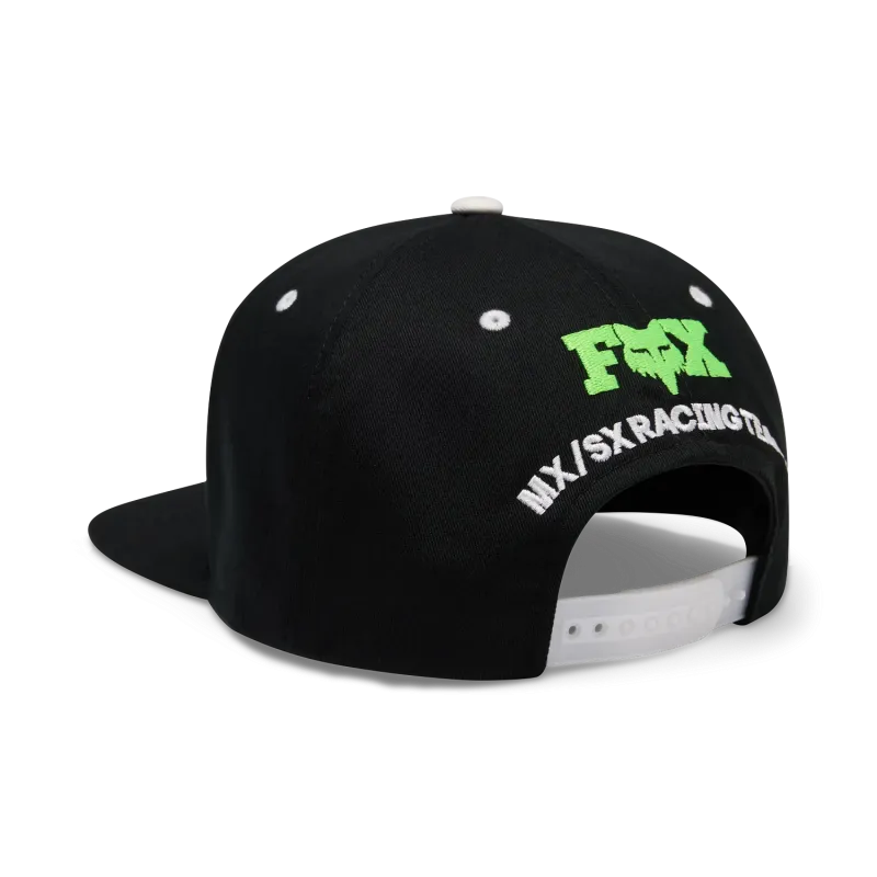 FOX Kawasaki Snapback Hat Black