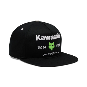 FOX Kawasaki Snapback Cap Black