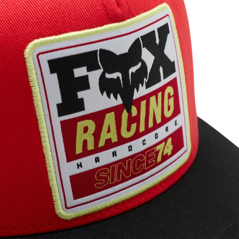 FOX Youth Since 74 Snapback Hat Red