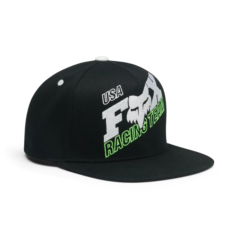FOX Youth Coldpress Snapback Black