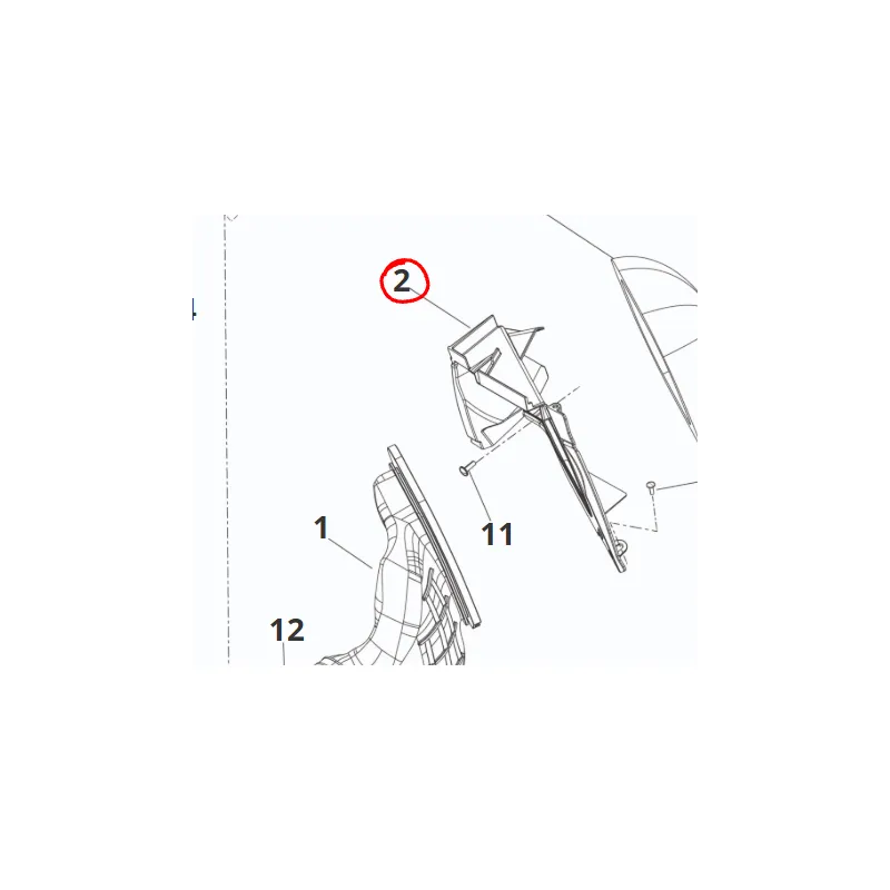 Cassafiltro anteriore Fantic XX 125/250 23+ XE 125 23+ XE 300 24+