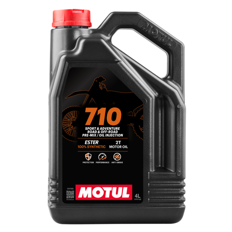 Bidon huile de mélange 2 temps MOTUL 710 2T 4 litres