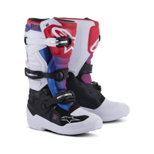 Motocross-Stiefel Tech 7s Dark Blue White Black