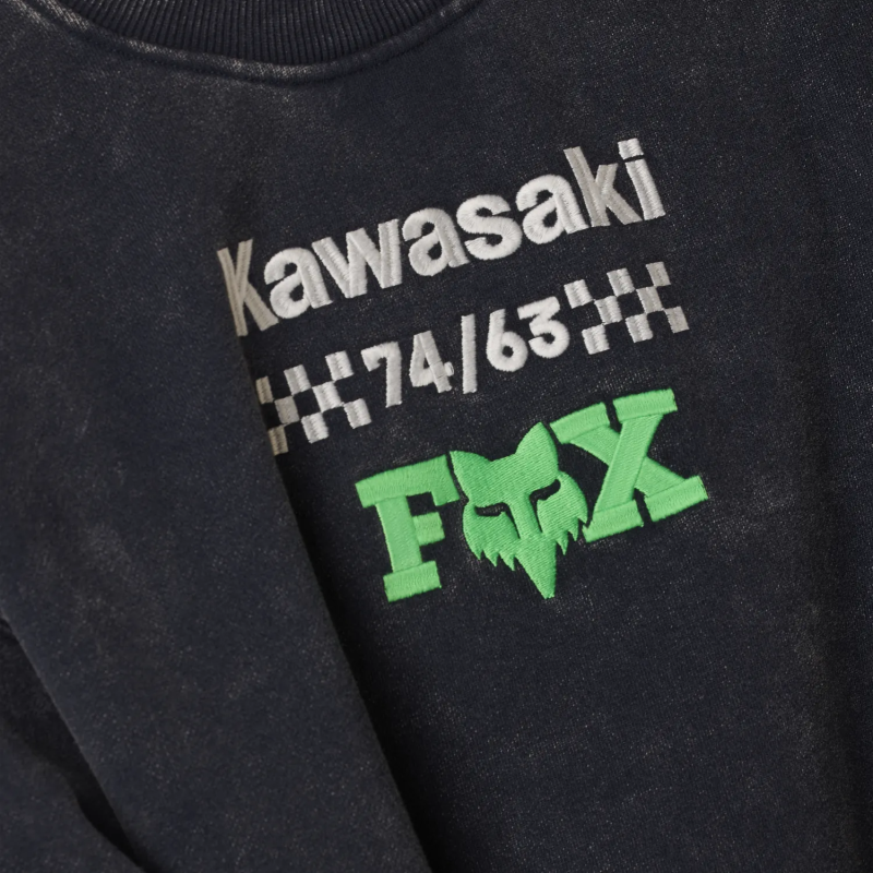 Sweat épais FOX Kawasaki Crew Midnight