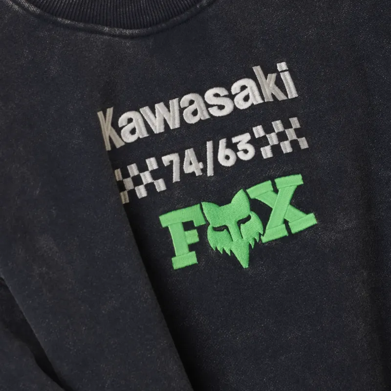 Felpa Pesante FOX Kawasaki  Crew Midnight