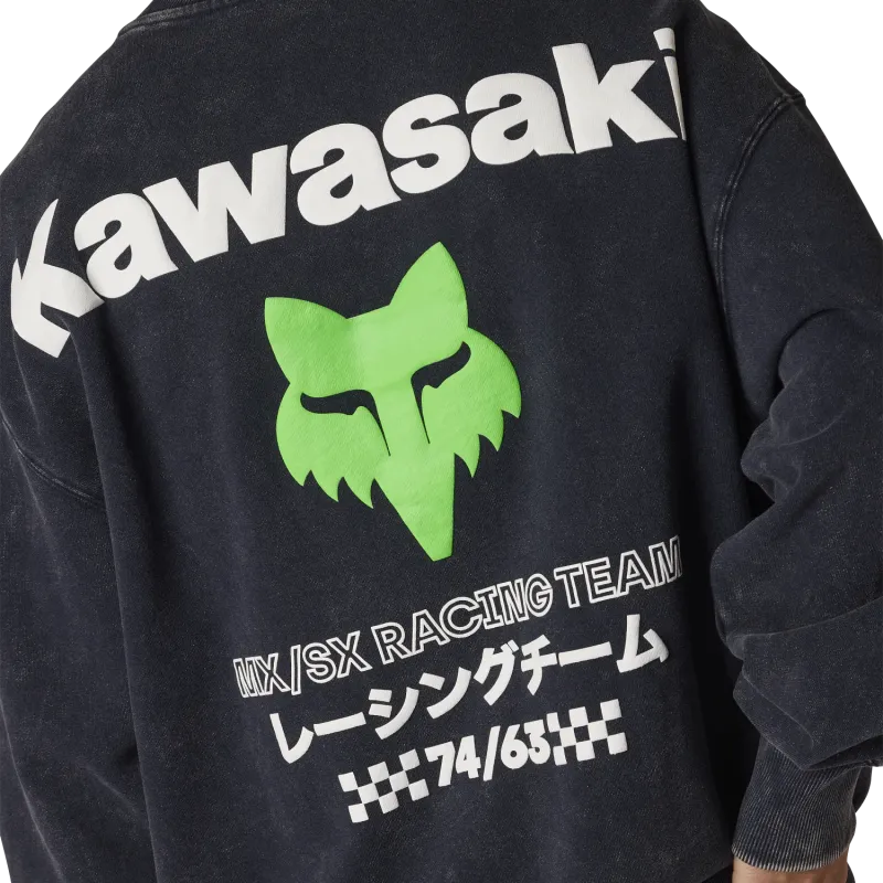Felpa Pesante FOX Kawasaki  Crew Midnight