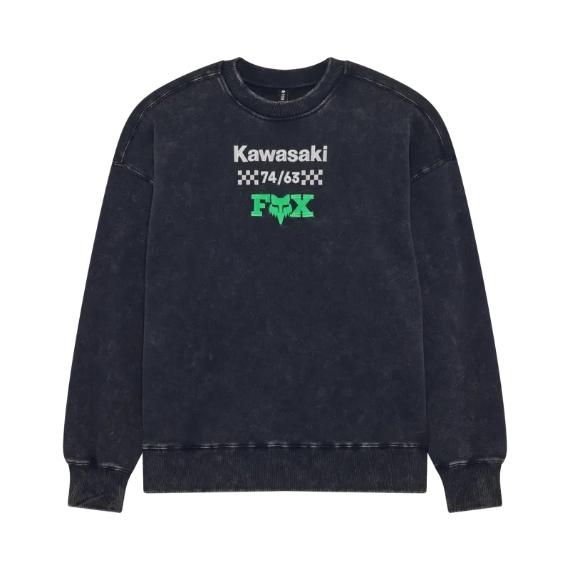 Felpa Pesante FOX Kawasaki  Crew Midnight