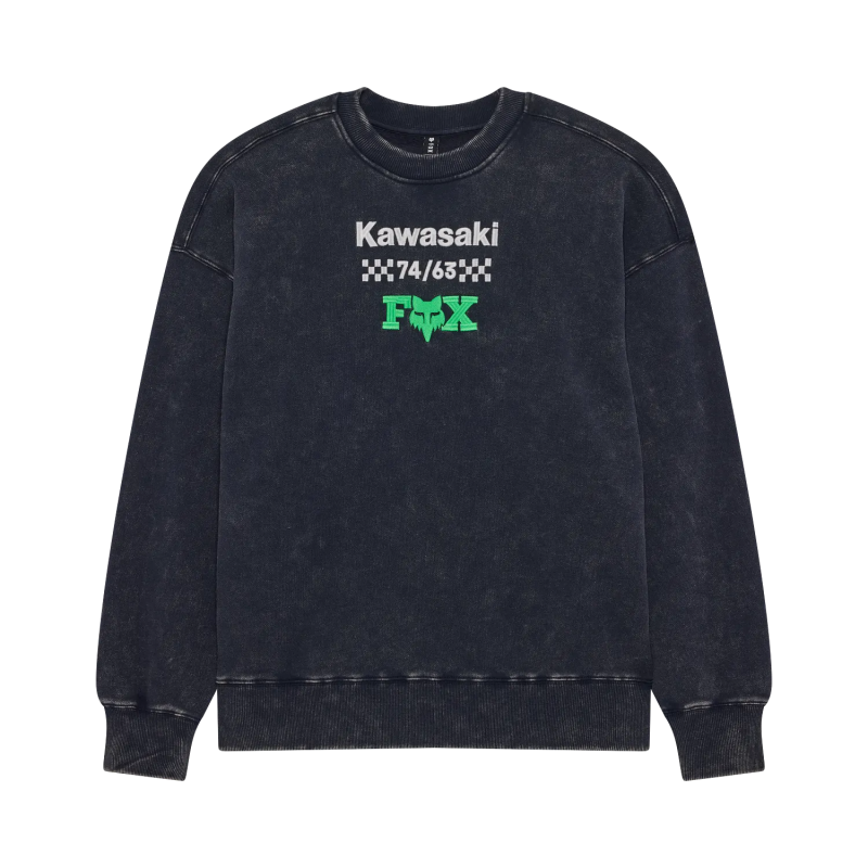 Sweat épais FOX Kawasaki Crew Midnight