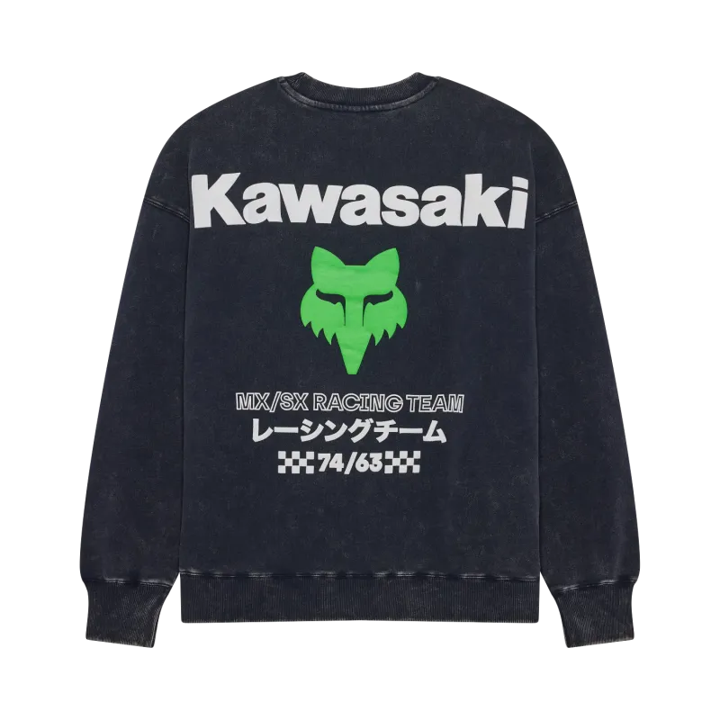 Felpa Pesante FOX Kawasaki  Crew Midnight