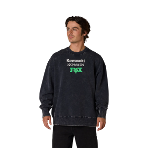 Felpa Pesante FOX Kawasaki  Crew Midnight