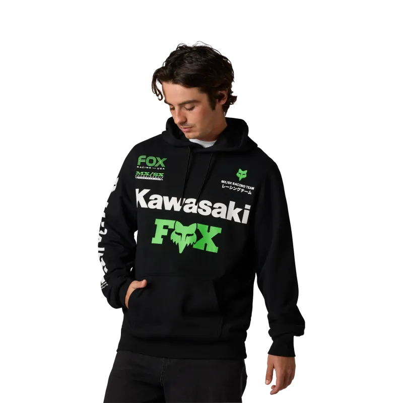 Felpa con Cappuccio Kawasaki Nera