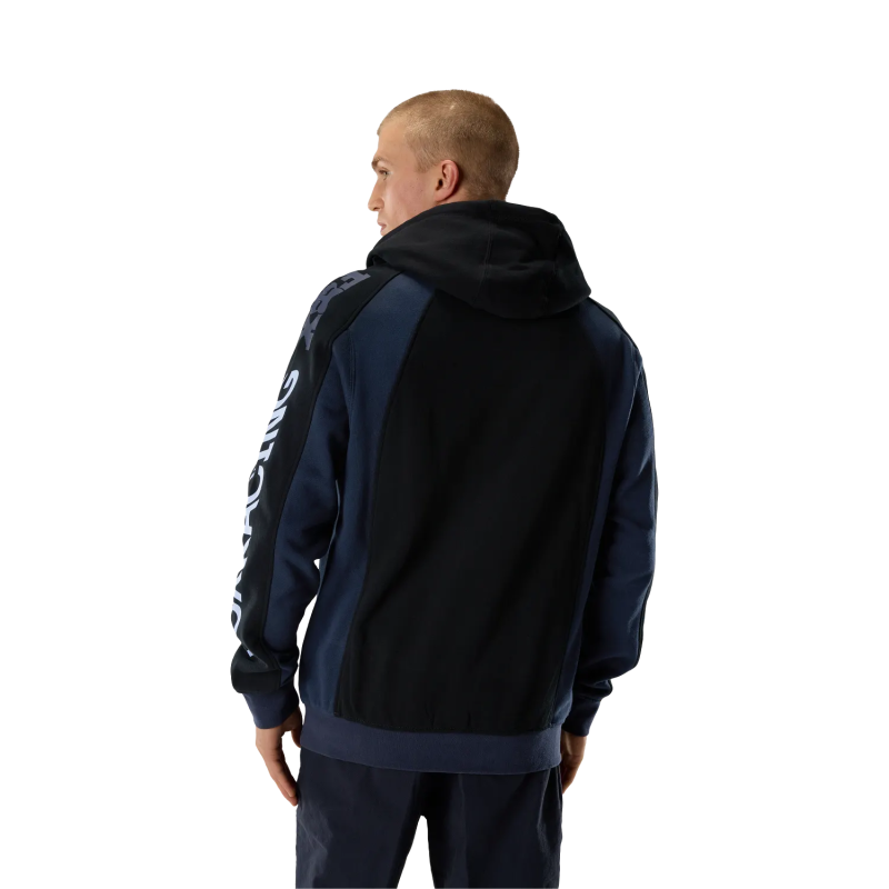 Felpa in pile con cappuccio FOX Valiant Black