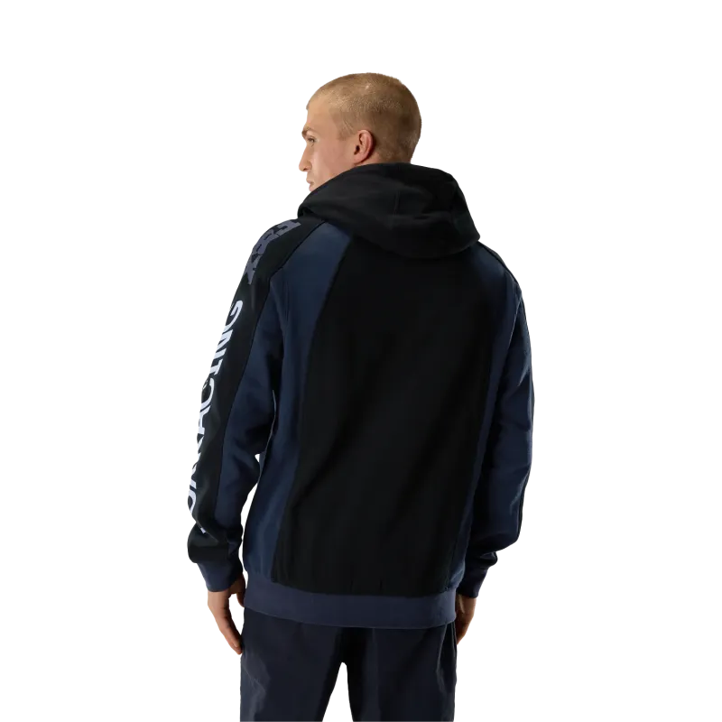 Felpa in pile con cappuccio FOX Valiant Black