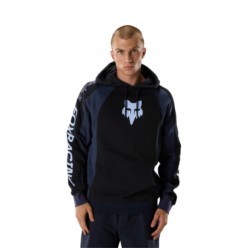Felpa in pile con cappuccio FOX Valiant Black