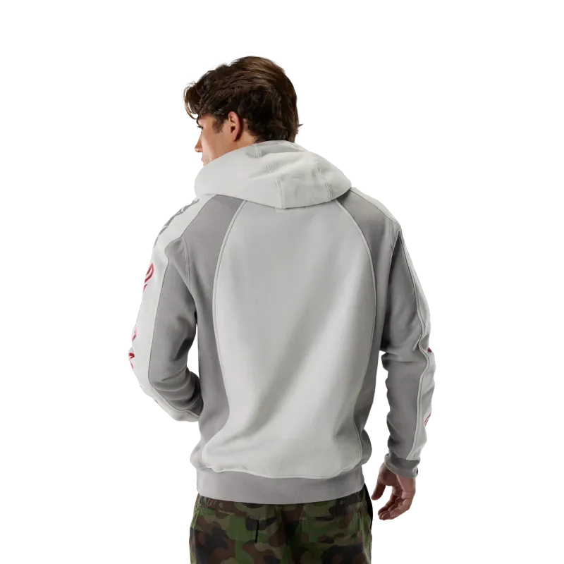 Felpa in pile con cappuccio FOX Valiant Light Grey