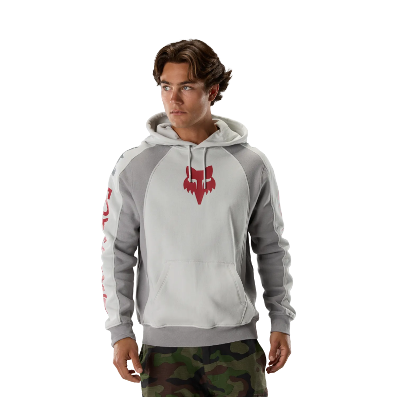 FOX Valiant Fleece-Kapuzenpullover Light Grey