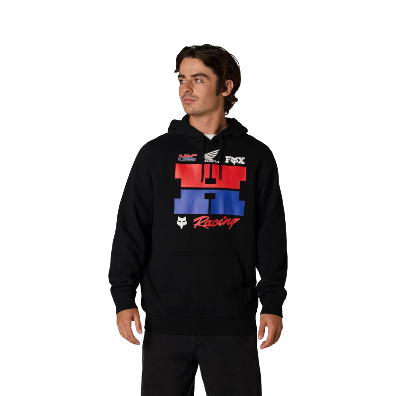 FOX Honda Fleece-Kapuzenpullover Black