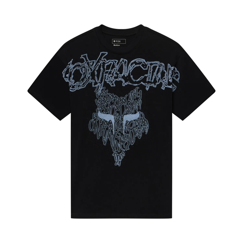 T-shirt FOX Abyss Heavyweight noir