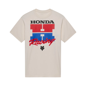 T-Shirt FOX Honda Midweight SS Tee Off White