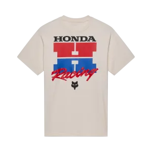 T-Shirt FOX Honda Midweight SS Tee Off White