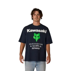 T-Shirt FOX Kawasaki Midweight SS Tee Off midnight