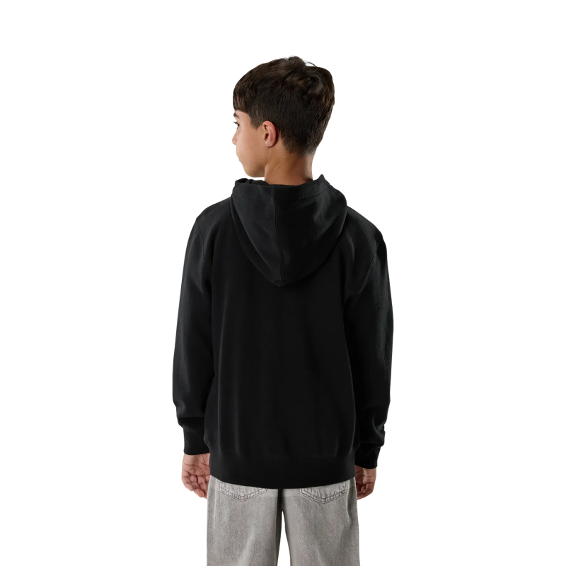FOX Kinder Since 74 Fleece-Kapuzenpullover Black