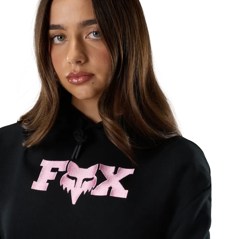 Felpa FOX Donna in pile con cappuccio Black