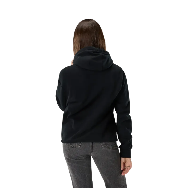 Felpa FOX Donna in pile con cappuccio Black