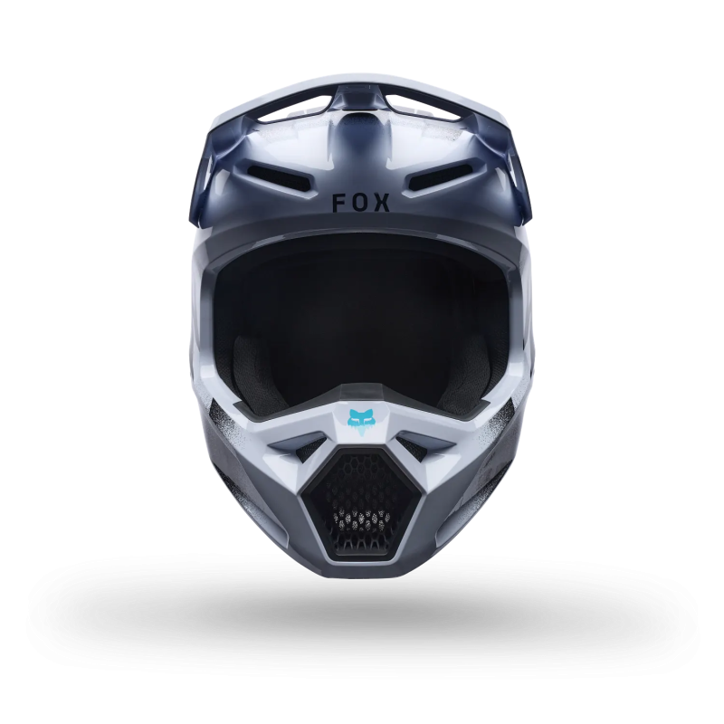 FOX Helm V1 Clutch White Black