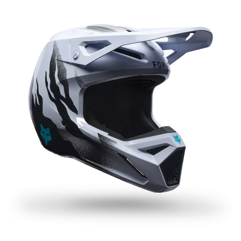 FOX Helm V1 Clutch White Black