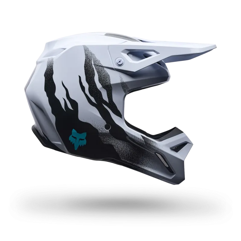 FOX Helm V1 Clutch White Black