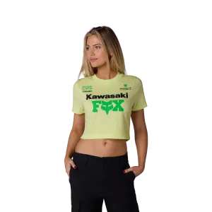 T-Shirt FOX Donna Kawasaki Baby Tee Lime