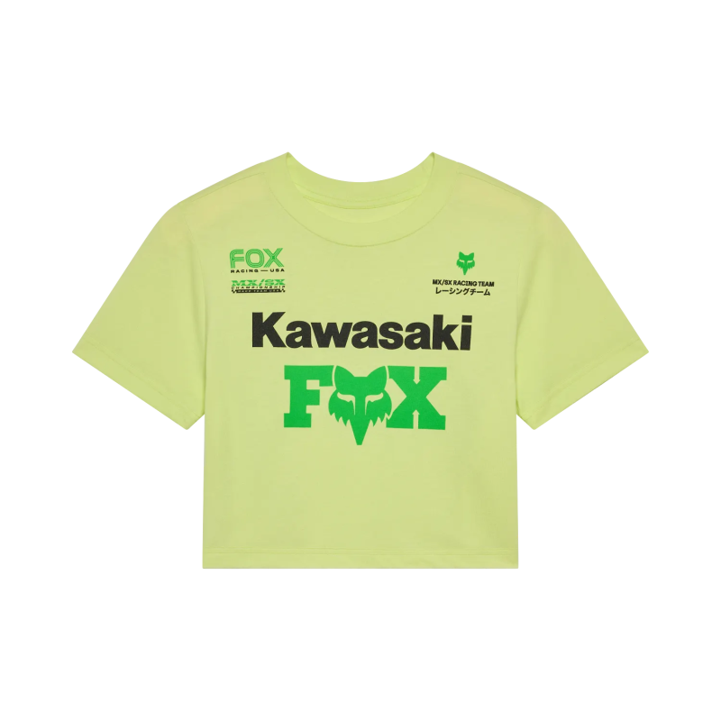 T-Shirt FOX Woman Kawasaki Baby Tee Lime