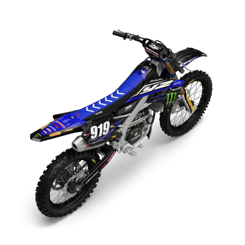 Graphics Kit Yamaha YZ YZF WRF 85 125 250 450 Replica Blue