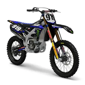 Grafiche Yamaha YZ YZF WRF 85 125 250 450 Replica Blu