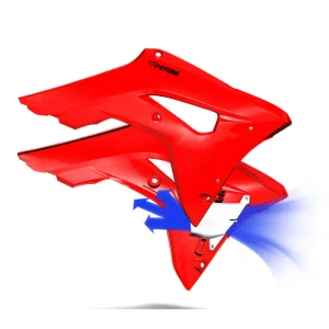 Cycra Powerflow Radiator Shrouds For HONDA 2017-18 CRF450R - RED 1889-32 Cycra Einzelne plastikteile