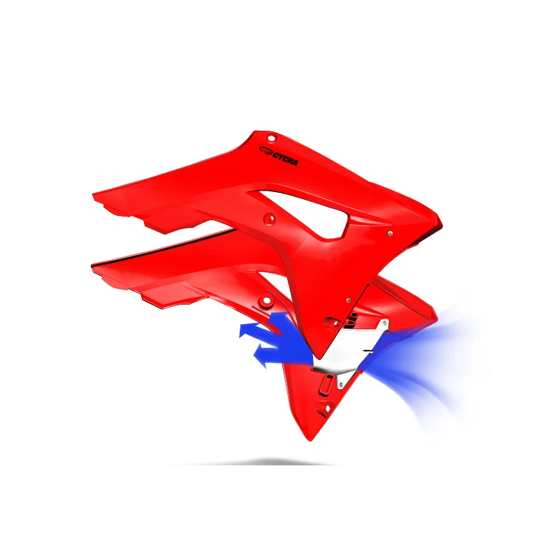 Cycra Powerflow Radiator Shrouds red | Honda CRF 2018-2021 CRF 450 2017-2020 0024111.110 Cycra Separate plastic parts