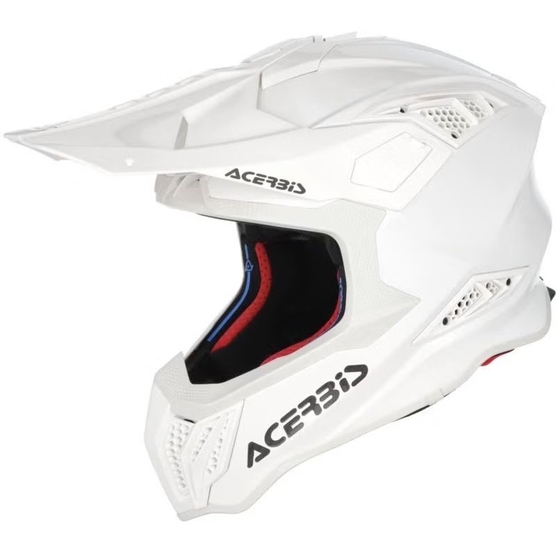 Casco Acerbis Airstrike FIM RACING omologazione FRHPhe-02 Bianco