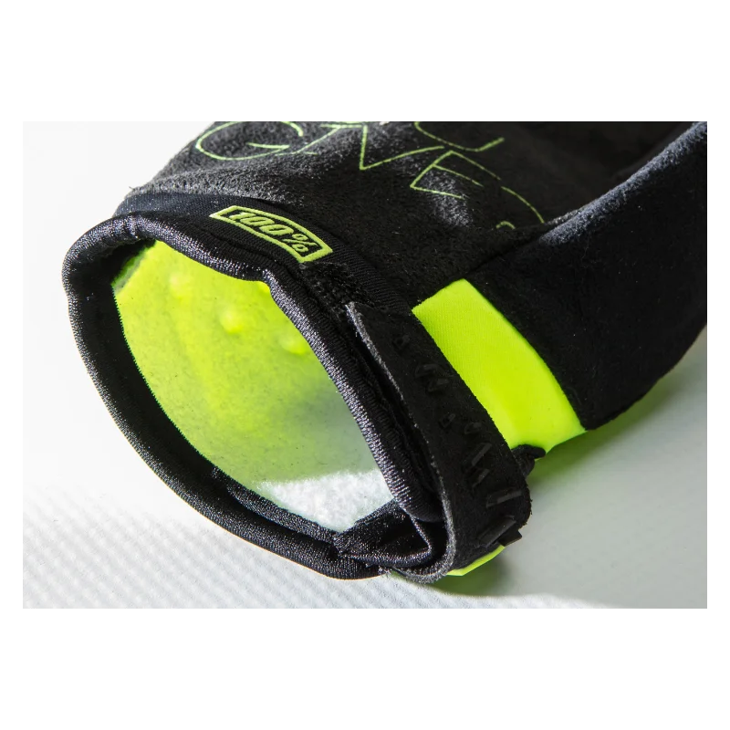 Guanti 100% Brisker Invernali Giallo Fluo 3710