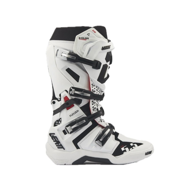 Stivali Leatt 5.5 Flexlock Evo White