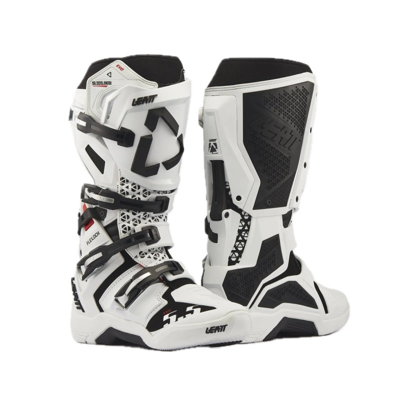 Stivali Leatt 5.5 Flexlock Evo White