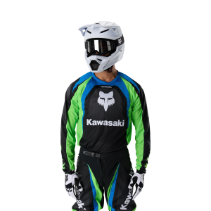 Crossbekleidungsset FOX 180 Kawasaki Black