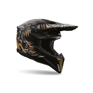 Casco Airoh Wraaap Vision Red Blue Gloss