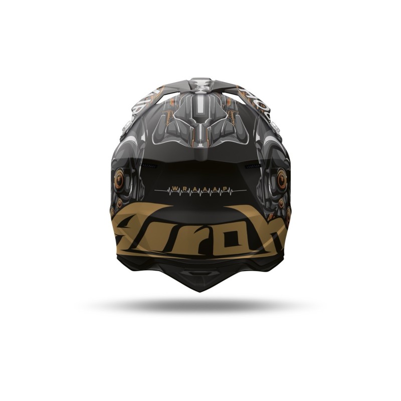 Casco Airoh Wraaap Vision Red Blue Gloss