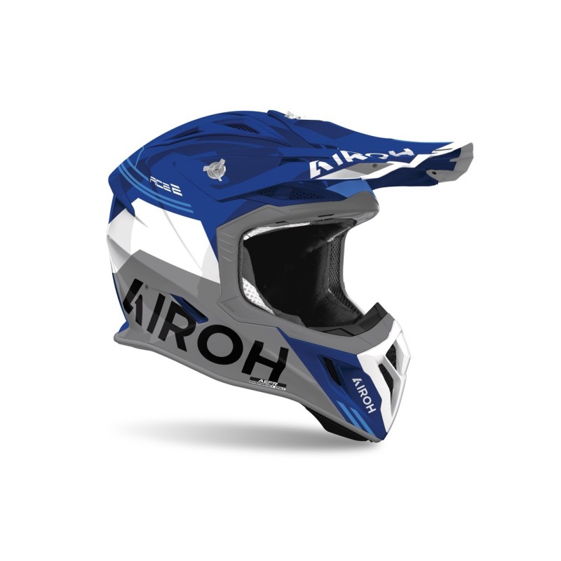 Casco Airoh Aviator ACE 2 Fury Blue Gloss