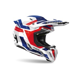 Casco Airoh Twist 3 Dynasty Blue Red Gloss